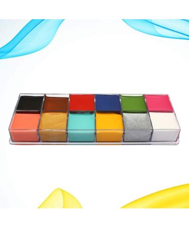 Lurrose 12 Fluorescent Body Painting Cream - Vibrant Cosmetic Pigment for Kids & Adults | International Shipping Available - Buy Online on GoSupps.com