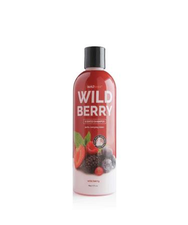 Bark2Basics Wild Berry Dog Shampoo, 16 oz - Naturally Derived, Unique Herbal Blend, For Dry Itchy Skin, Gentle, Moisturizing