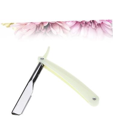 PopetPop Mens Razor Set - Foldable Barbier Razor for Face Shaving - 2-Pack White - Premium Quality Grooming - Buy Online on GoSupps.com