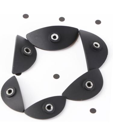 Balacoo 6 Pcs Eye Makeup Silicon Eye Shadow Stamp Eyeshadow Stamp Tool The Lazy Crystal 5*2.5cm Black - Buy Online on GoSupps.com