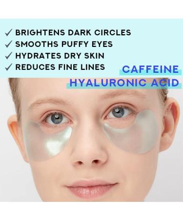 Misoli Hyaluronic Acid & Caffeine Hydrogel Eye Patches - Under Eye Treatment for Puffy Eyes, Dark Circles & Puffiness - Buy Online on GoSupps.com