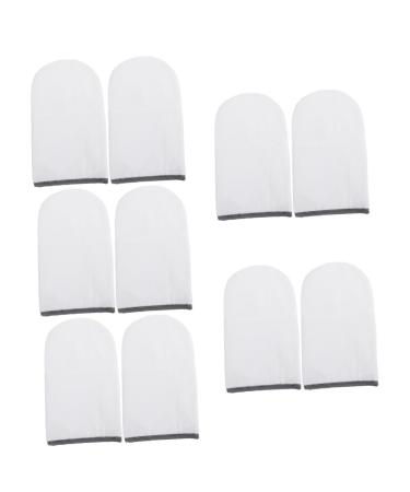 FOMIYES 5 Pairs Waxing Gloves Nail Art Manicure Gloves Hand Treatment Mitt Gloves for Hot Wax Paraffin Wax Bath Mitts Hand Mitt Moisturizing Gloves Paraffin Wax Mitt Mittens Towel Hand Wax