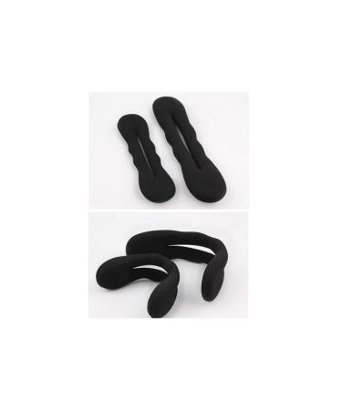 Sinner 2-Piece Women s Hair Styler Set - Magical Foam Sponge Donut Maker & Ponytail Bun Twister Tie - Black Hair Clip - Buy Online on GoSupps.com