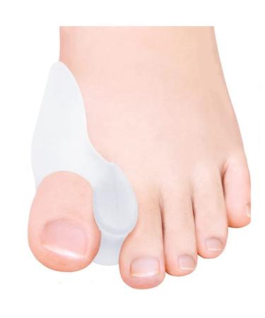 4X Silicone Hallux Valgus Toe Correction Splint Toe Spreader Ball Protection