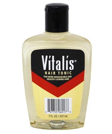 Vitalis Hair Tonic for Men 7 fl oz (207 ml) - Revitalize and Strengthen Hair with Natural Ingredients - Buy Online on GoSupps.com
