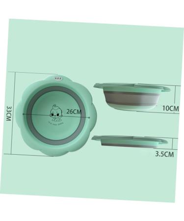 minkissy 1pc Folding Washbasins Washbasin Wash Basin Washing Basins Portable Child 33*33cm Green - Buy Online on GoSupps.com