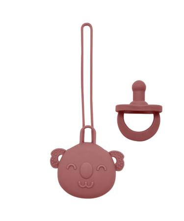 Renywosi pacifier holder set with silicone pacifier chain for babies girls and boys easy to clean for travel picnic camping etc.