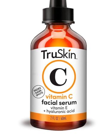 TruSkin Vitamin C Serum – Anti Aging Facial Serum with Vitamin C, Hyaluronic Acid, Vitamin E & More – Brightening Serum for Dark Spots, Even Skin Tone, Eye Area, Fine Lines & Wrinkles, 2 Fl Oz - Buy Online on GoSupps.com