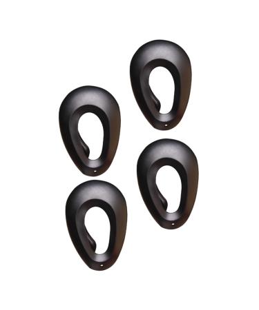 LALAFINA 2 Pairs Hair Dye Earmuffs Heat Protector for Ears Hairdressing Ear Caps Bath Ear Caps Bathing Accessories Cover Ear Muffs Hair Dye Ear Shield Boutique Silica Gel Hairdressing Tool