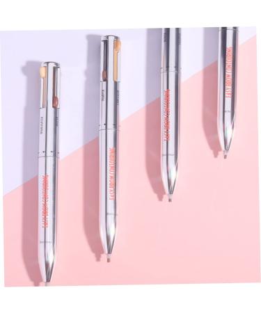 4-in-1 Eyebrow Contour Pen - Long Lasting Defining & Highlighting Pencil in Medium Colors | International Shipping - Buy Online on GoSupps.com