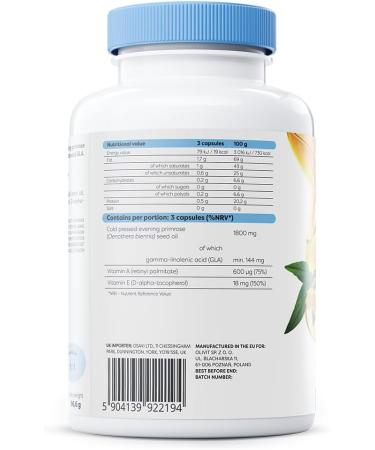  OSAVI Osavi Primrose Oil with Vitamin A & E 1800mg - 120 softgels - Buy Online on GoSupps.com