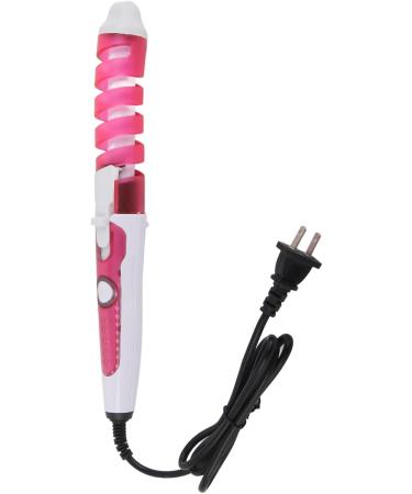 Buy Electric Curling Wand with Spiral Barrel - Rotating Hairstyling Tool Rapid Heat-Up & Smart Temperature Control (110-240V - Buy Online on GoSupps.com