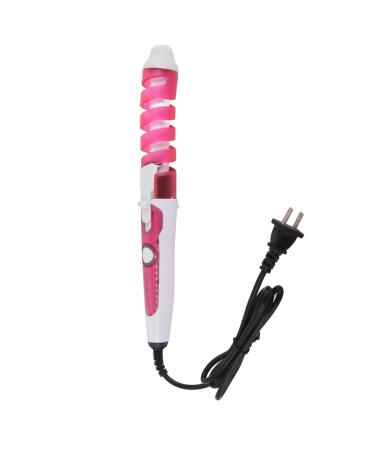 Spiral Barrel Hair Waver and Curling Iron - Electric Hair Crimper and Curler with Spiral Barrel for Hairstyling