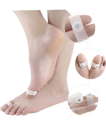 Buy Healeved 25 Pairs Toe Ring Covers - Elastic Band Acupoint Stimulating Toe Covers for Foot Care | Perfect for Travel - Buy Online on GoSupps.com