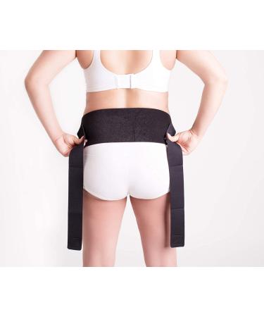 CABEA Babybellyband Original 3-in-1 Pregnancy Belly Band | Postpartum Care & Pelvic Floor Support | Made in USA | Small Black (30-40 Hips) - Buy Online on GoSupps.com