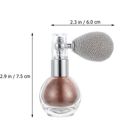 DOITOOL 2pcs Spray Glitter Highlighter Hair Powder Body Glitter Makeup Powder Spray Tool Flash Spray Bottle As Shown 7.5x6cm - Buy Online on GoSupps.com