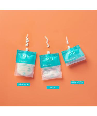 SVR - Rich Hydraliane Face Cream - Intense Hydration - Glycerin Cream + Hyaluronic Acid - For Sensitive Dry Dehydrated Skin - 100% Natural Ingredients - Anti-Waste Pack - 50 ml - Buy Online on GoSupps.com