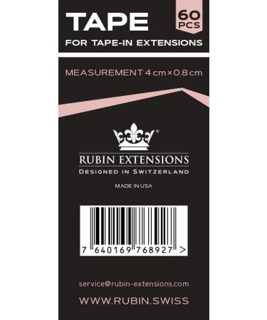 Rubin Extensions Double Sided Adhesive Tape - Extra Strong | 4cm Wide x 0.8cm High | Wig Glue for Tape in Hair Extensions - Buy Online on GoSupps.com