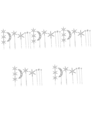 Beavorty 5 Sets Fringe Bobby Pin Girls Hair Barrettes Hair Clips for Girls Rhinestone Hair Clip Star Hair Accessories Womens Barrettes for Hair Girls Hair Clips Alloy Korean Issue Card