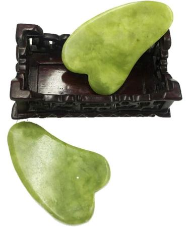 Jade Roller & Scraping Board Set - Anti-Aging Facial Massager for Skin Care | International Shipping Available - Buy Online on GoSupps.com