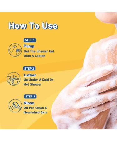 Pl.um BodyLovin Trippin Mimosas Shower Gel - SLS-Free Body Wash for Women | Nourishing Aloe Infused Cleanser | Fresh Citrusy Fragrance | 240 ml - Buy Online on GoSupps.com