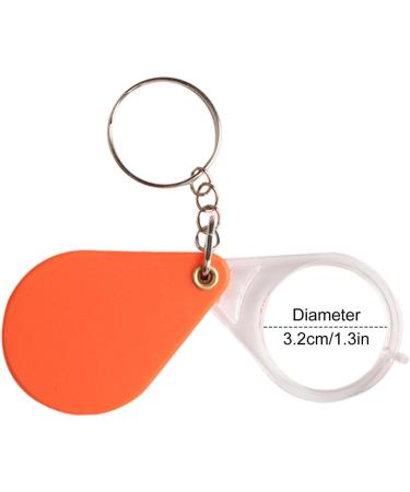 Small Magnifyingg Glass - Keychain | Magnifyingg Glass | Reading Magnifyingg Glass Folding for Old People Portable for Reading Handheld Folding - Buy Online on GoSupps.com