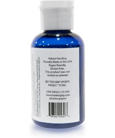 Instant Dry-Touch Gel with 1% Lidocaine - 2oz Bottle | Better Grip for Sports Training and Fitness Performance - Buy Online on GoSupps.com