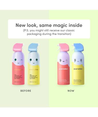 Evereden Happy Face DUO Barbie Edition & Cloud Body Wash Coconut Splash Set: Multi-Vitamin Kids Face Wash & Cream Fun Foamy Toddler Body Wash & Barbie Gift Bundle - Gentle Clean & Vegan - Buy Online on GoSupps.com