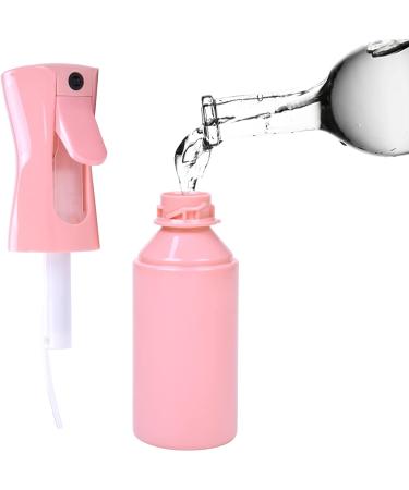 Continuous Spray Bottle 6.8oz/200ml Pink - Refillable Ultra Fine Misting Sprayer for Hairstyling, Cleaning, Salons & More - Buy Online on GoSupps.com