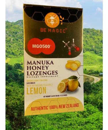 Buy Manuka Honey + Lemon Lozenges | Soothing Natural Relief | International Shipping Available - Buy Online on GoSupps.com