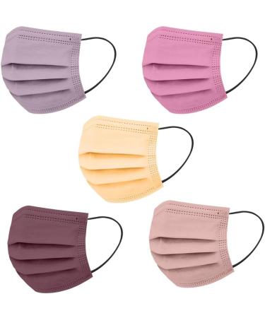 Amyglin 50-Piece Colorful One-Way Mouth-Nose Protection | Breathable Multifunctional Scarf Neckerchief Bandana for Adults - Men & Women - Buy Online on GoSupps.com