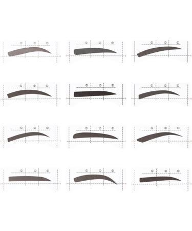  MERRYHAPY MERRYHAPY Eyebrow Care Kit 48 Templates Women Shaping Cards Stickers For Makeup Beginners - Buy Online on GoSupps.com