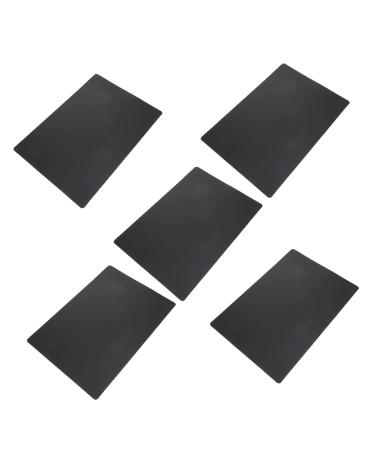 VILLCASE 5pcs Nail Polish Palette Nail Gel Polish Oil Paint Makeup Pallet Plastic Tray Color Mixing Plate Cosmetic Palettes Nail Shop Supplies Nail Art Color Palettes Abs Exercise Board