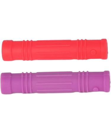 Alomejor 5Pcs Baby Teether Silicone - Safe Soft Grip Teething Sticks & Pencil Holders for Baby Strength Training - Buy Online on GoSupps.com