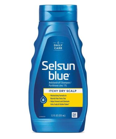 Selsun Blue Antidandruff Shampoo Itchy Dry Scalp 11 fl oz (325 ml)