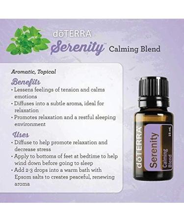 doTERRA Serenity Essential Oil Restful Blend 15 Milliliter (Pack of 2) - Buy Online on GoSupps.com