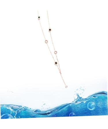 CALLARON Necklace Women Black Choker Black and White Double-sided Pendant Korean Version Miss Clavicle Chain - Buy Online on GoSupps.com