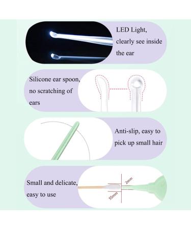 LED Ear Wax Removal Tool USB Earwax Remover Baby Nasal Booger Tweezers Ear Cleaner Pen for Adults Kids Ear Picks Digger Set w/Carry Box (Purple) - Buy Online on GoSupps.com