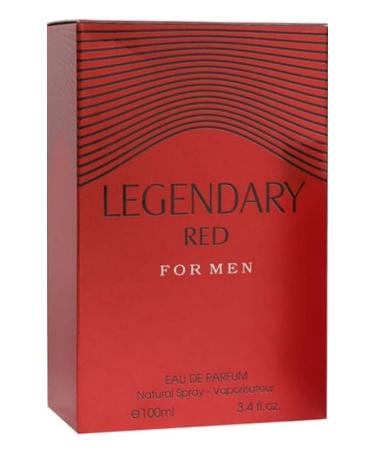 LEGENDARY RED Cologne for Men Eau de Parfum Woody and Fruity Fragrance 3.4oz/100ml Natural Spray Long Lasting - Buy Online on GoSupps.com