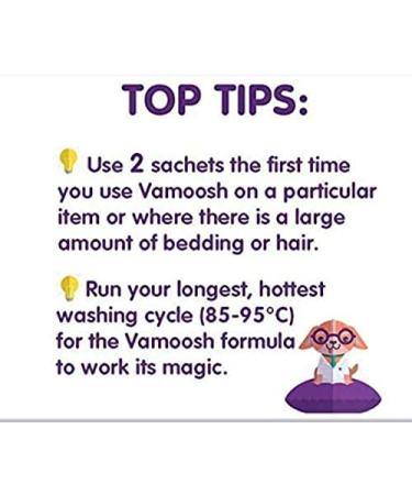 Vamoosh Pet Hair Dissolver 3 x 100g - Pet Hair Remover for Washing Machines - Buy Online on GoSupps.com