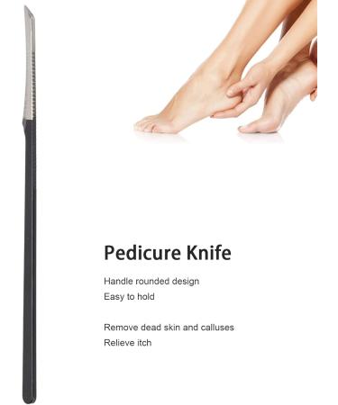 Professional Pedicure Knives Pedicure Scraper Dead Skin Callus Remover Scraper Stainless Steel Foot Rasp for Callus Remover Foot Care Tools - Buy Online on GoSupps.com