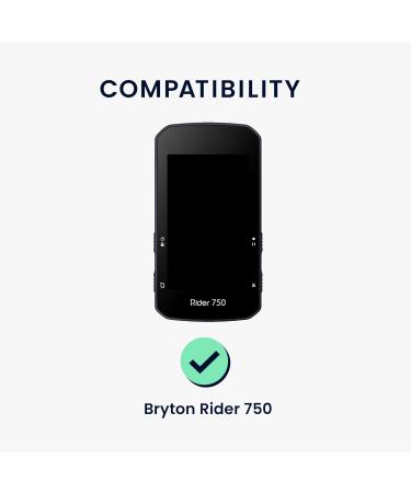 kwmobile Silicone GPS Bicycle Case for Bryton Rider 750 - Black Protective Cover for Optimal Cycling Safety - Buy Online on GoSupps.com