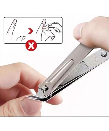 Nail Clippers Flat Mouth Beveled Mouth Set Pedicure to Remove Dead Skin Gray Nails to Remove The Nail Groove Dedicated - Buy Online on GoSupps.com