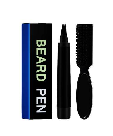 Niceram Bartstift for men |Hairdresser and beard kit-waterproof and sweatproof men's facial care products gifts for men father husband son friends dark brown
