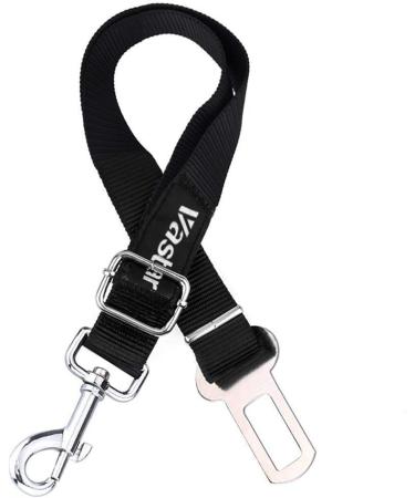 Vastar 2 Pack Adjustable Pet Car Seat Belt Safety Leads - Black - Buy Online on GoSupps.com