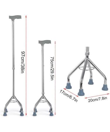 Adjustable Heavy Duty Forearm Crutches Ergonomic Crutches for Adults Non-Slip Rubber Feet Lightweight Aluminum for Men Women decorate Lucky Star Selfless dedication - Buy Online on GoSupps.com