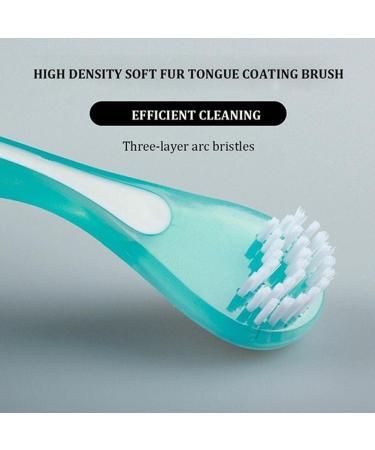 Bailey Double-Sided Tongue Cleaner Scraper - Silicone Brush for Effective Tongue Cleaning & Oral Care - Buy Online on GoSupps.com