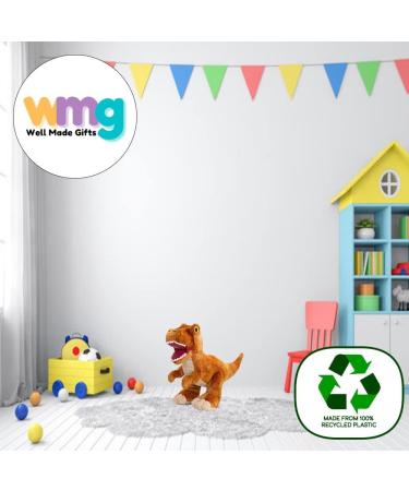 Deluxe Paws Plush Eco Toy 100% Recycled - Tyrannosaurus Rex | Soft & Cuddly - Buy Online on GoSupps.com