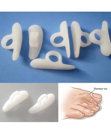 Healifty Toe Spreader & Hammer Toe Cushion Hallux Valgus Finger Brace Splint for Pain Relief | 4 Pairs - Buy Online on GoSupps.com