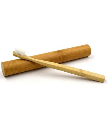 Eco-Friendly Bamboo Toothbrush Holder & Case - Travel-Friendly Toothbrush Container - Buy Online on GoSupps.com